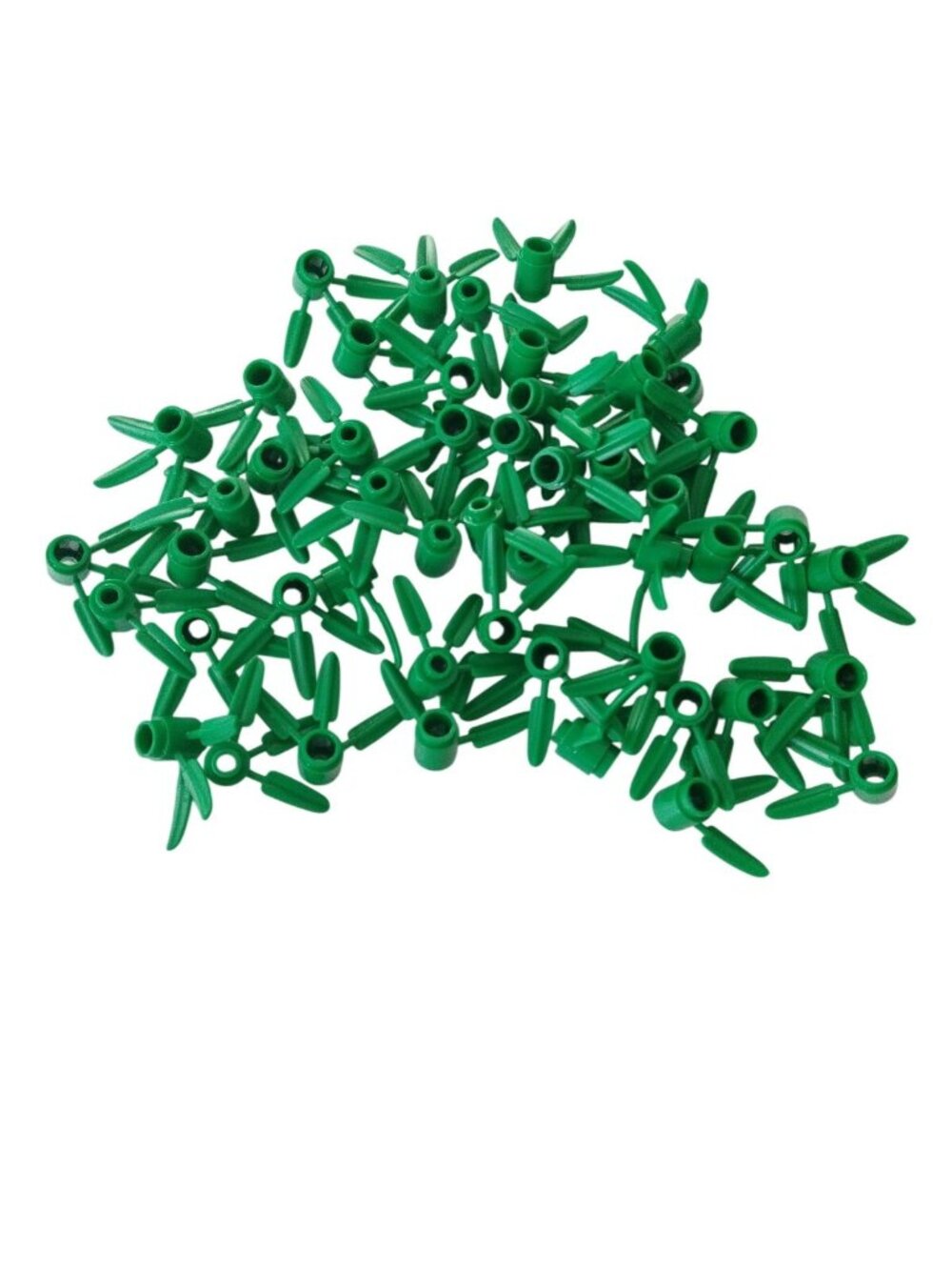 Lego Bamboo Green Plant Bricks Round 1 x 1, Set Of 50 - Picture 1 of 3